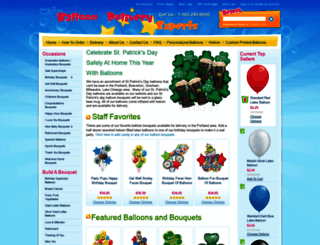 portlandballoondelivery.com screenshot