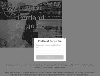 portlandcargo.com screenshot