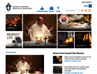 portlanddiocese.net screenshot