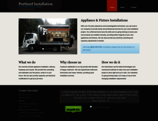 portlandinstallation.com screenshot