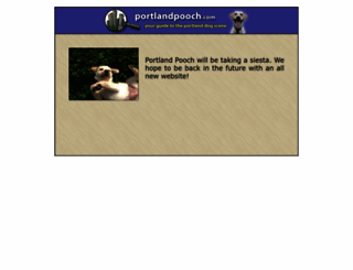 portlandpooch.com screenshot