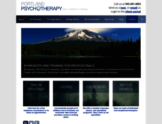 portlandpsychotherapyclinic.com screenshot