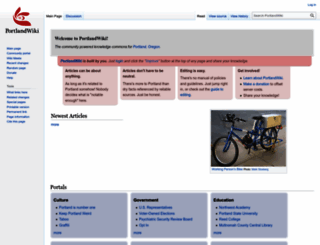 portlandwiki.org screenshot