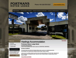 portmans.co.nz screenshot