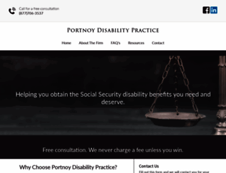 portnoydisability.com screenshot