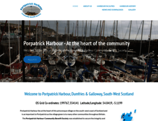 portpatrickharbour.org screenshot