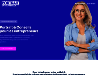 portrait-entrepreneur.fr screenshot