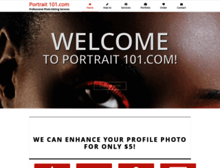 portrait101.com screenshot