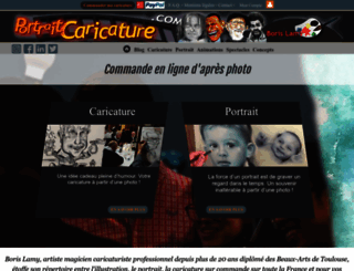 portraitcaricature.com screenshot