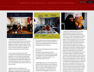 portraitsdemontreal.com screenshot