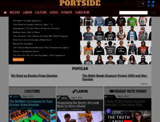 portside.org screenshot