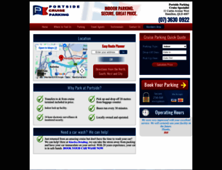 portsideparking.com.au screenshot