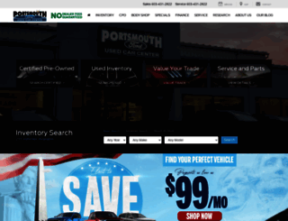 portsmouthusedcarcenter.com screenshot