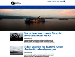 portsofstockholm.com screenshot