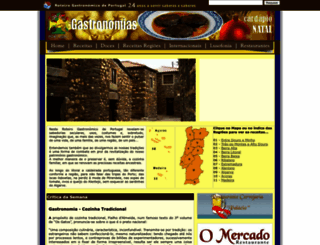 portugal.gastronomias.com screenshot