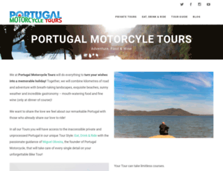portugalmotorcycletours.com screenshot