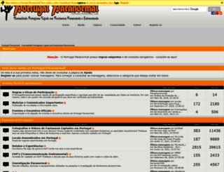 portugalparanormal.com screenshot