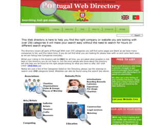 portugalwebdirectory.com screenshot