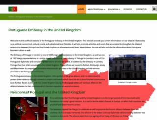 portuguese-embassy.co.uk screenshot