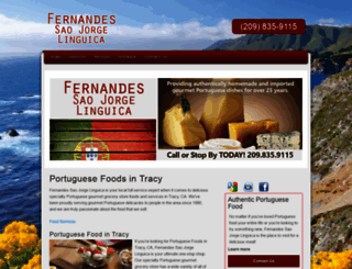 portuguesefoodtracy.com screenshot