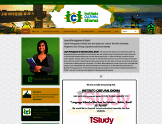 portugueseinbrazil.com screenshot