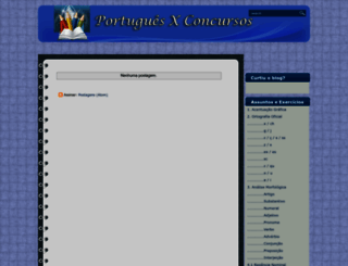 portuguesxconcursos.blogspot.com.br screenshot