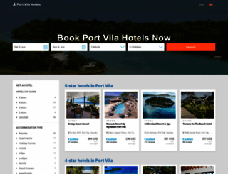 portvilahotels.com screenshot