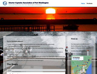 portwashingtoncharterfishing.com screenshot
