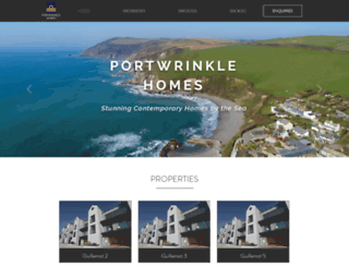portwrinkle-homes.co.uk screenshot