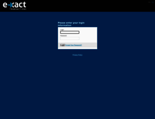 pos.e-xact.com screenshot