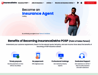 pos.insurancedekho.com screenshot