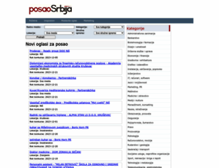 posao-srbija.com screenshot