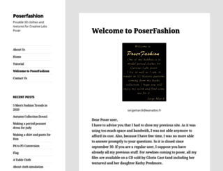 poserfashion.net screenshot