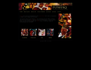 poshaqsilks.com screenshot