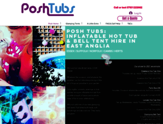 poshtubs.co.uk screenshot
