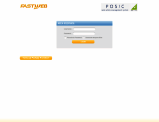posic.fastweb.it screenshot