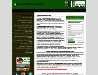 posicionamientoweb.com screenshot