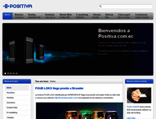 positiva.com.ec screenshot