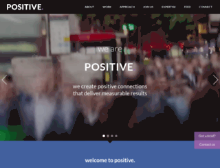 positive.co.uk screenshot