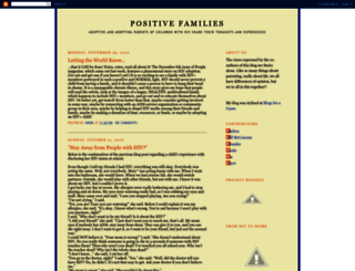 positivefamilies.blogspot.com screenshot