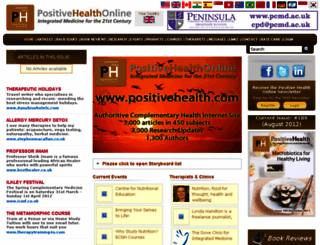positivehealthonline.com screenshot