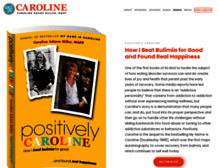 positivelycaroline.com screenshot