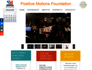 positivemotionsfoundation.com screenshot