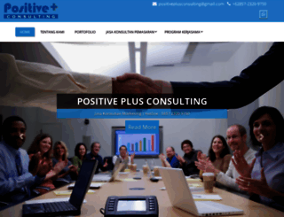 positiveplusconsulting.com screenshot