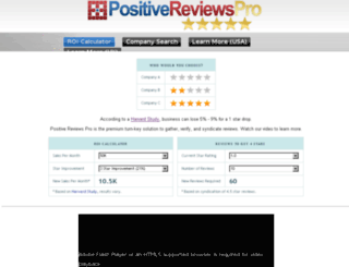 positivereviewspro.com screenshot