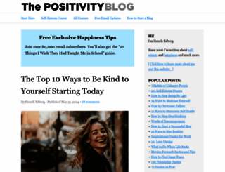 positivityblog.com screenshot