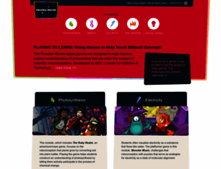 possibleworlds.edc.org screenshot