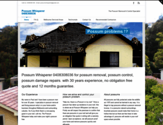 possumwhisperer.com.au screenshot