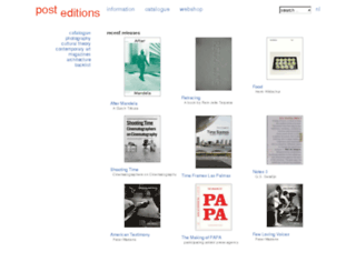 post-editions.com screenshot