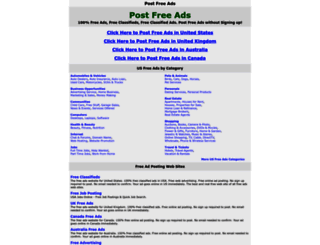 post-free-ads.com screenshot